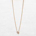 O! Jewelry Leaf Necklace | OP-8082 – made in Antwerp with 18k gold and ethically sourced diamonds.