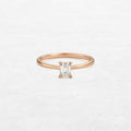 Emerald Solitaire Engagement Ring | OR-0002